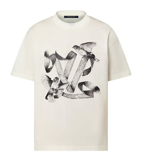 louis vuitton box logo tee white